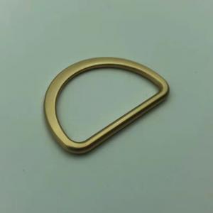Quality Matte Golden Non Nickel Belt Buckles D Handbag Rings for sale