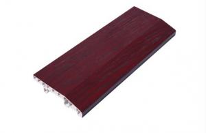 Quality Individual Offices PVC Skirting Board 8cm Height Wall Bottom Decoration for sale