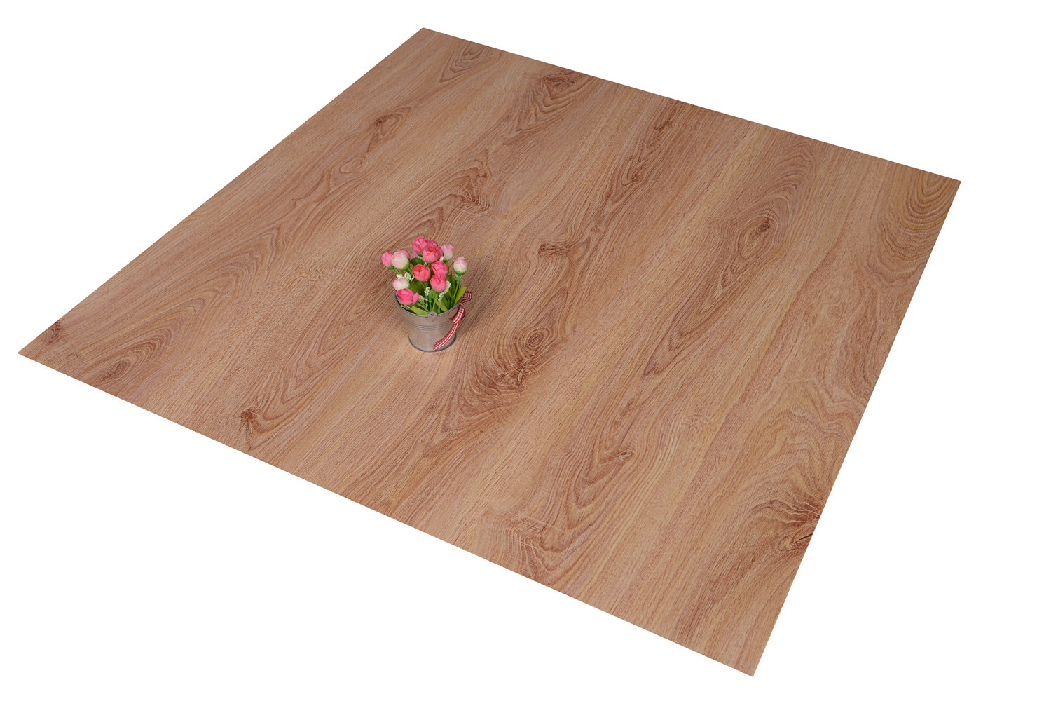 Quality Click Lock PVC Floor Tiles Living Room Wooden Floor Effect Tiles Anti - Flaming for sale