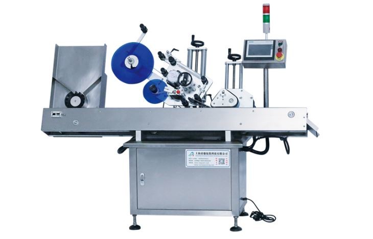 Quality 75mm Core Adhesive Automatic Sticker Labeling Machine Customized For Flat Surface for sale