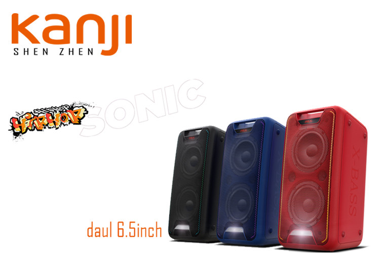 Quality Daul 6.5 Inch Portable Bluetooth Speakers Shock Sound Covers 200 Meters Around for sale