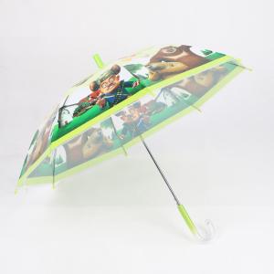 Quality Cute Animal Kids Rain Umbrella Customized Designs 190T Polyester Fabric for sale