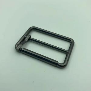 Quality Black W33mm Needlepoint Belt Buckle Customized Logo Bag Accessory for sale