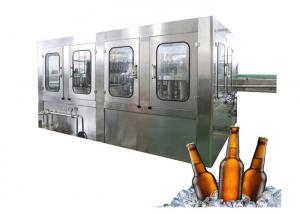 Quality 6000BPH Stainless Steel Screw Conveying Beer Filling Machine for sale