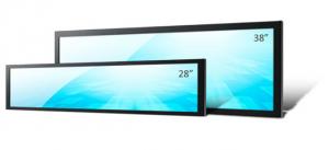 Quality 600cd/M2 Stretched Display Screen Digital Signage Bar Max Resolution 1920x540 for sale