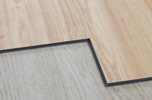 Quality Decorative PVC Anti Slip Floor Tiles , Dining Room Wood Effect Tiles for sale