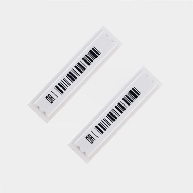 Quality 58KHz EAS Labels Anti Theft Black White Soft Custom Printed for sale