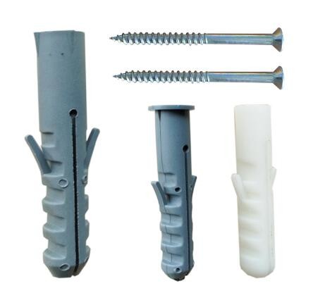 Quality Durable Pan Head Screw Plastic Wall Plug Nail Expansion Anchor For Slab Heating for sale