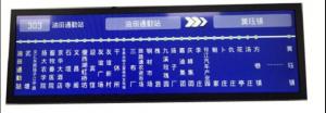 Quality Stretched LCD Display Bus Sign 28.8 Inch 8ms Response Time DC Power 12V Input for sale