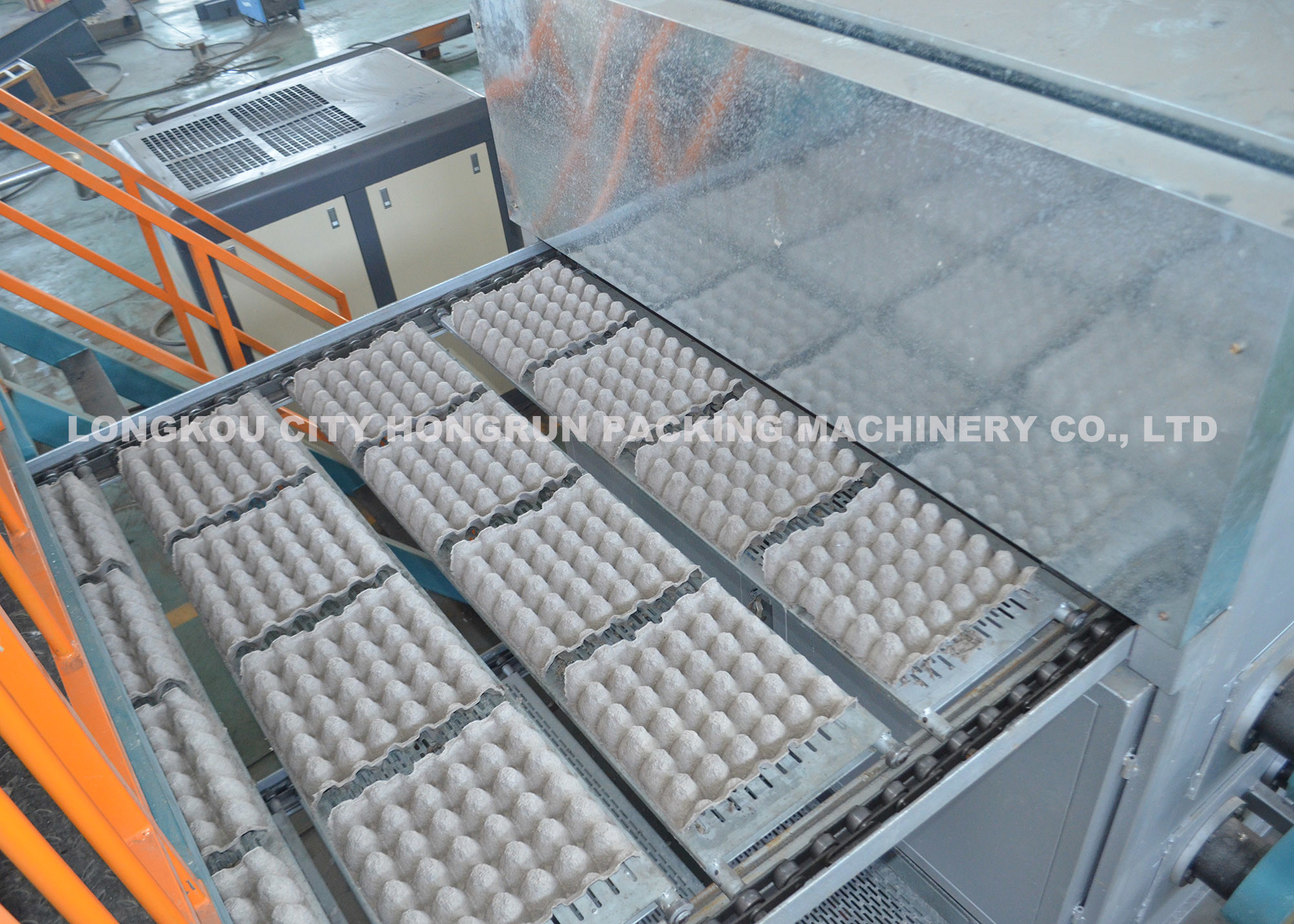 Quality 4000pcs/hr Pulp Moulding Egg Tray Machine , Rotary Type Pulp Molding Machine for sale