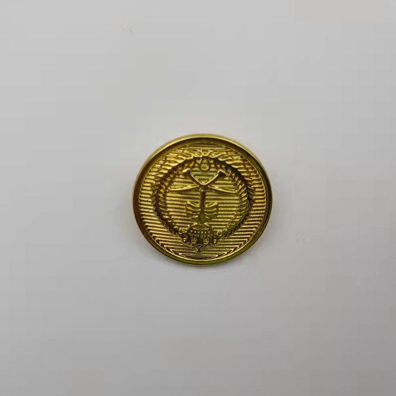 Quality Golden Flying Power Aviation Cap Custom Metal Badge for sale