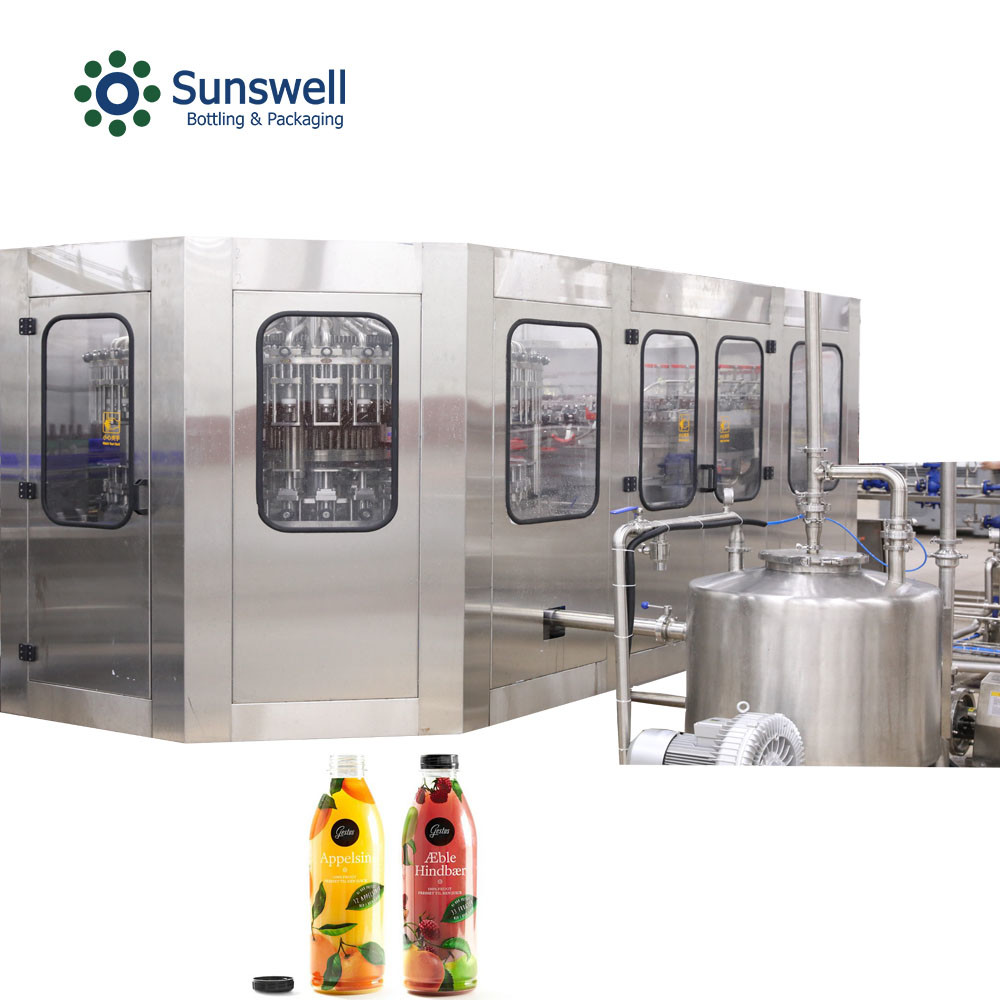 Quality Fruit juice filling machine processing juice bottle filling line fully automatic juice production line for sale