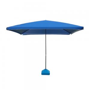 Quality Square Blue Outdoor Garden Patio Umbrella For Hotel Lowes Sun Canvas Huge Red Bull for sale