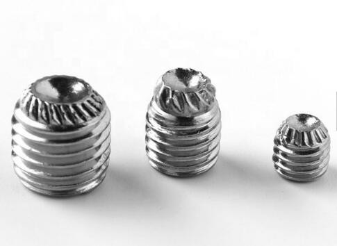 Quality 6g Tolerance Socket Head Cap Screw Knurling Stainless Screw With Cup Point for sale