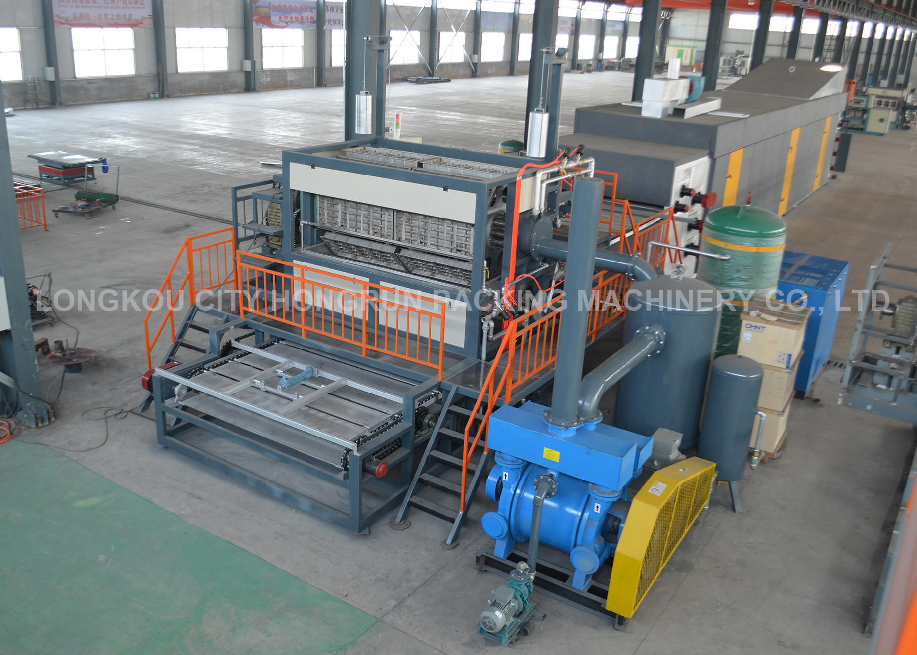 High Production Egg Tray Machine , High Output Paper pulp molding machine
