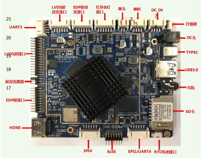 Quality PCBA Industrial Android RK3399 Embedded Motherboard For Medical Advertising for sale