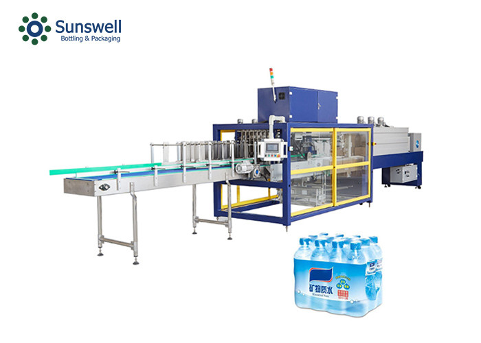 Quality Half Tray PE Film Plastic  Water Bottle Wrapping Machine Fully Automatic for sale