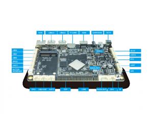 Quality 3 UART Embedded Motherboard , 6 USB Host 4G LTE Industrial PC Motherboard for sale