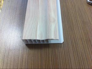 Quality Laminate Flooring Skirting Board Trim , Decorative White Laminate Skirting Board Plastic for sale