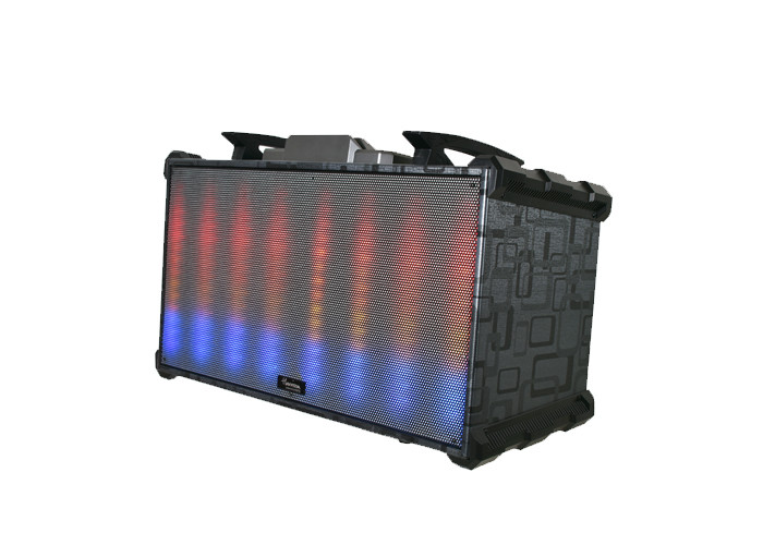 Quality Surround Trolley DJ Party Speakers Dual 10 Inch Wireless Input Dish Function for sale