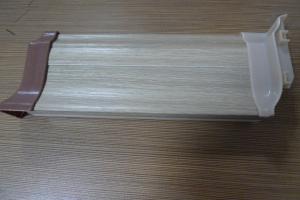 Quality High Impact Resistant PVC Laminate Flooring Skirting Board 500G / M Anti - Insect for sale