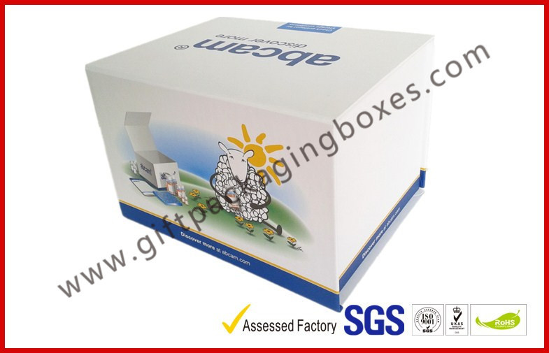 Quality Fashion Coated Paper Board Box, Rectangle Printed Rigid Gift Boxes For With Custom Logo for sale