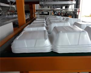 Quality Styrofoam PS Foam Food Container Thermoforming Machine 1000 / 1250mm for sale