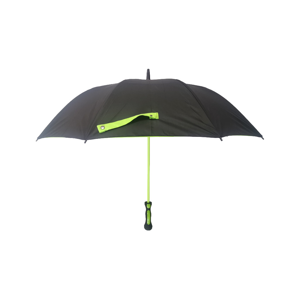 Quality Large Colored Fiberglass Double Canopy Umbrella Inside With Black Net And Rubber Handle for sale