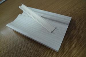 Quality Prefab Houses Kitchen PVC Skirting Board For Walls Maintenance Free for sale