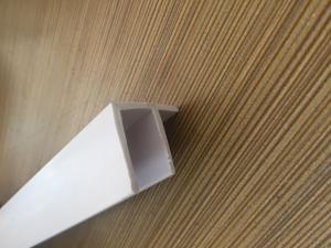 Quality Grain PVC Extrusion Profiles Glossy Surface Finish Low Maintenance for sale