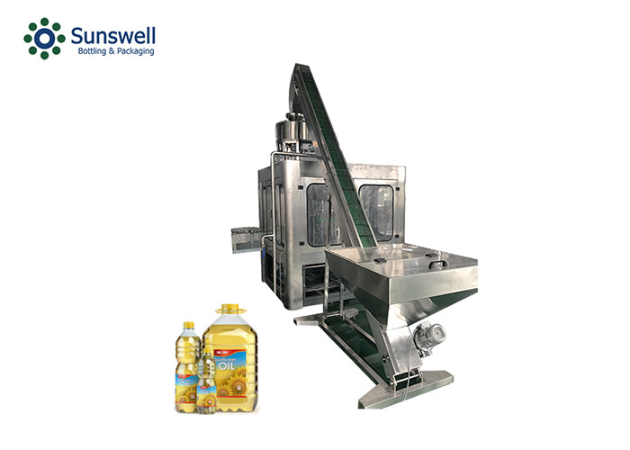 Quality Automatic Edible Oil Filling Machine 330ml Pet Bottle Capping Machine Welding for sale