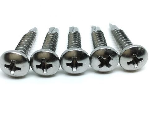 Quality Stainless Steel 316 Cross Head Screw Self Drilling Screws DIN7504 ST4.8*25 Zinc Plate Surface for sale