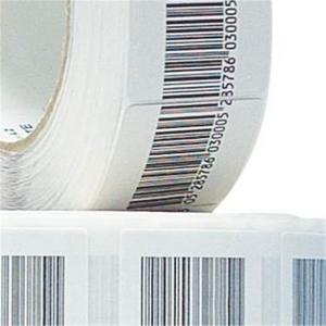 Quality Custom 8.2Mhz Paper 4*4 Seal Sticker EAS RF Label Anti Theft For Retail Store for sale