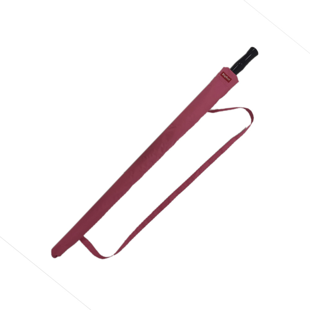 Quality Silver Coating Large Size Promotional Golf Umbrellas Red Color Metal Tips for sale
