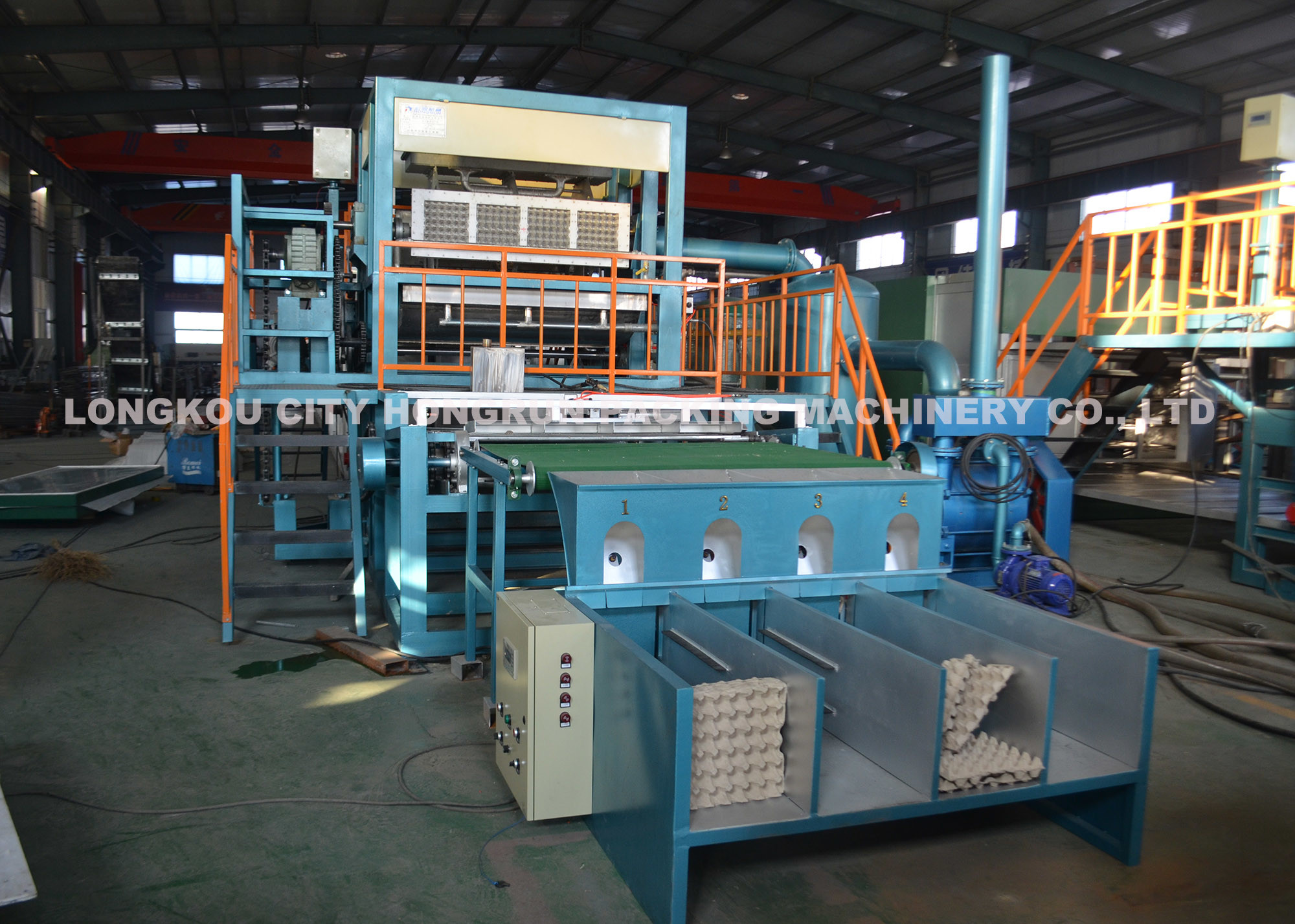 Quality Roller Type Paper Egg Tray Machine ， High quality Egg Tray Production Line for sale