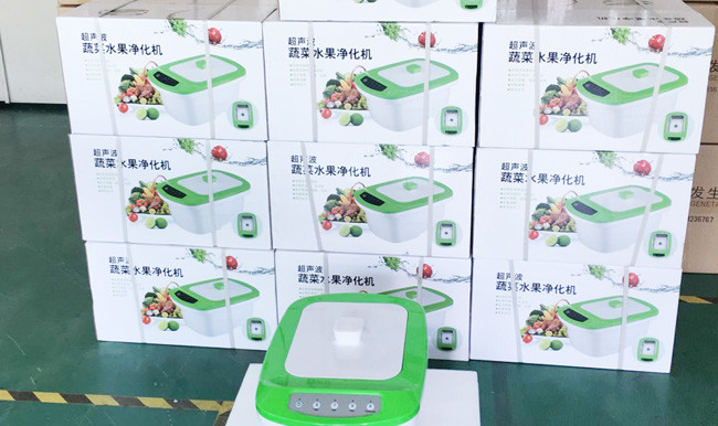 Quality Benchtop Home Vegetable Washing Machine / Vegetable And Fruits Cleaning Machine for sale