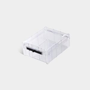 Quality PC Material Razor Anti Theft Security Safer Box Outer Diameter Size 138.7*116*32mm for sale