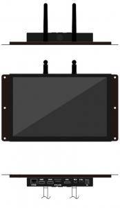 Quality Bluetooth 4.0 Android Advertising Player , Wall Mounted Digital Signage 10.1 Inch for sale