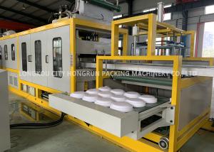 Quality PS Foam Take Away Food Box Making Machine / Plate Forming And Cutting Machine For Meals for sale