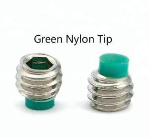 Quality Plastic Nylon Tip Hex Socket Grub Screw Set 6h Tolerance 8.8 Grade ISO10664 for sale