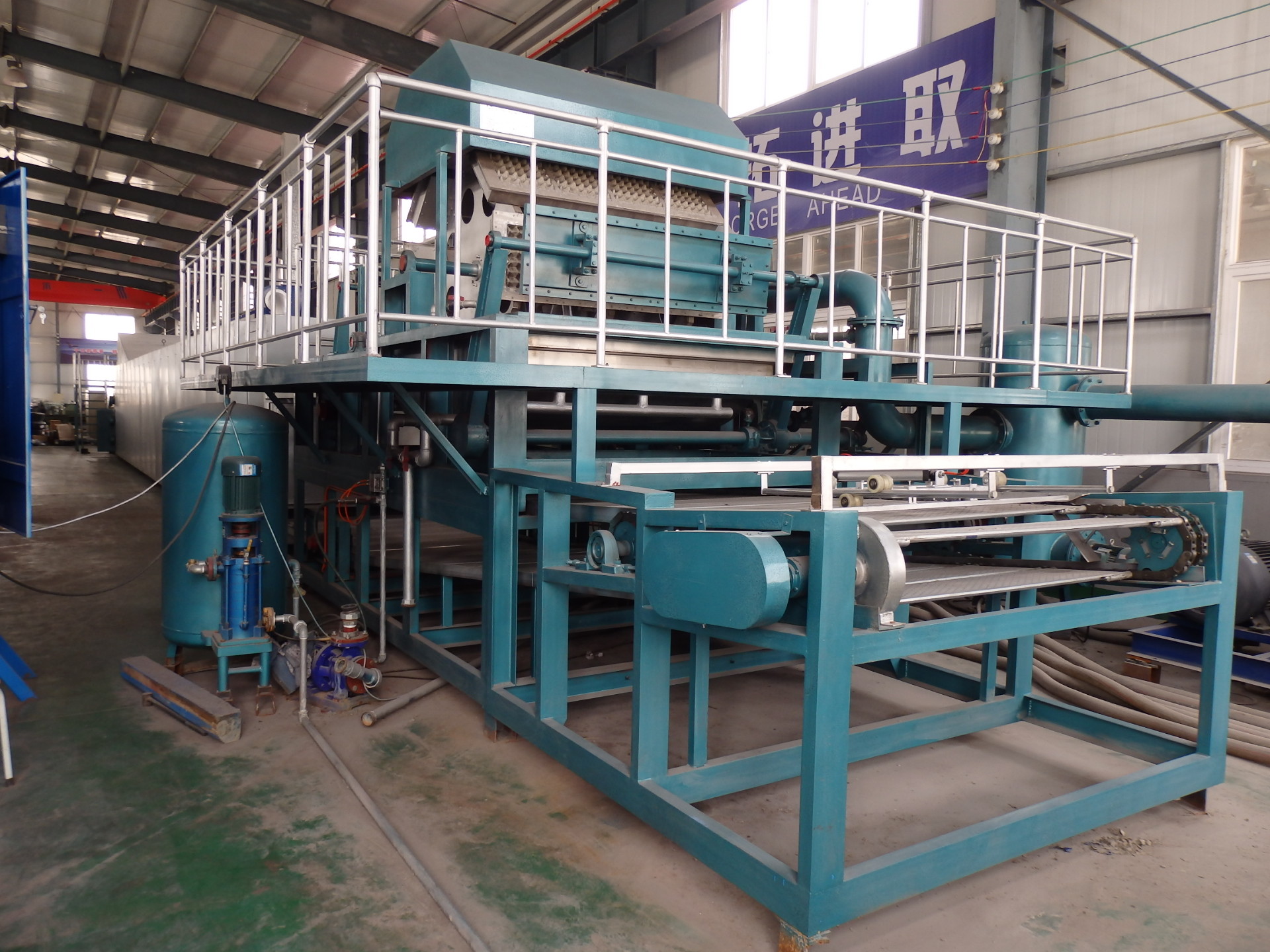 Quality Rotary Paper Pulp Molding Machine , Paper Egg Tray Making Machine for sale
