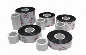 Quality Batch Code Hot Stamp Black Thermal Transfer Ribbon Cold Proof 32mm Width for sale