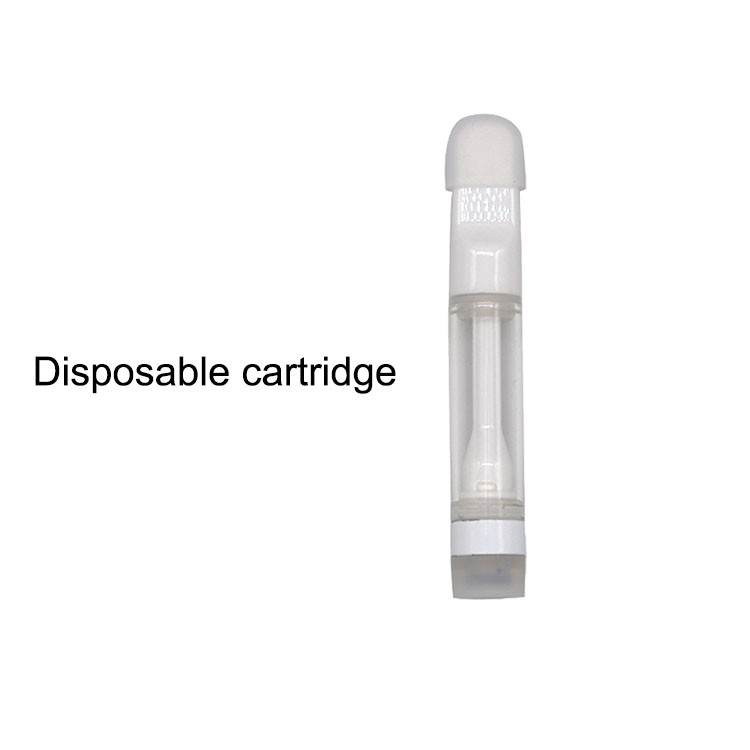 Quality NICKVI Anti Leakage Disposable Cartridges Glass Tube 0.5ml 1.0ml Ceramic Coil Cart for sale