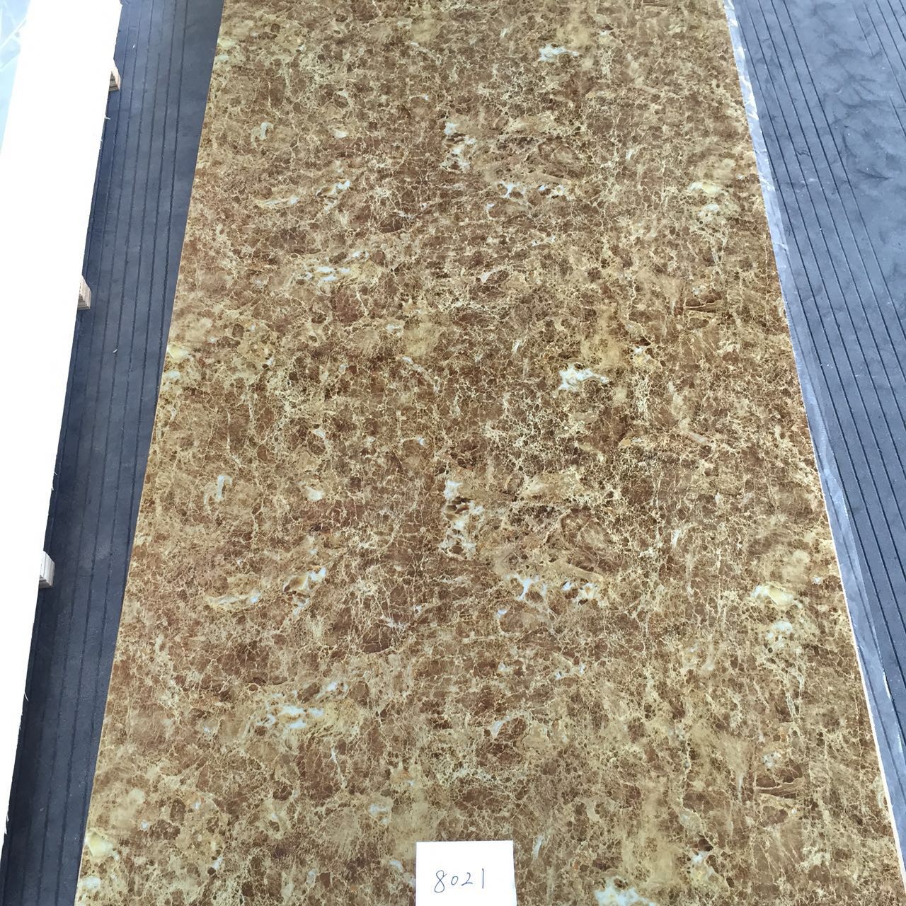 Quality Fireproof PVC Marble Sheet UV Coating , Decorative Faux Marble Walls PVC Sheet for sale