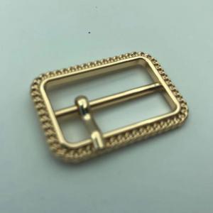 Quality Rose Golden Thickness 2.8mm Needlepoint Belt Buckle Adjuster Slide Handbag Rings for sale