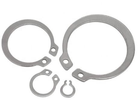 Quality Zinc Plate Surface Stainless Steel Retaining Rings For Shafts DIN471 High Precision for sale