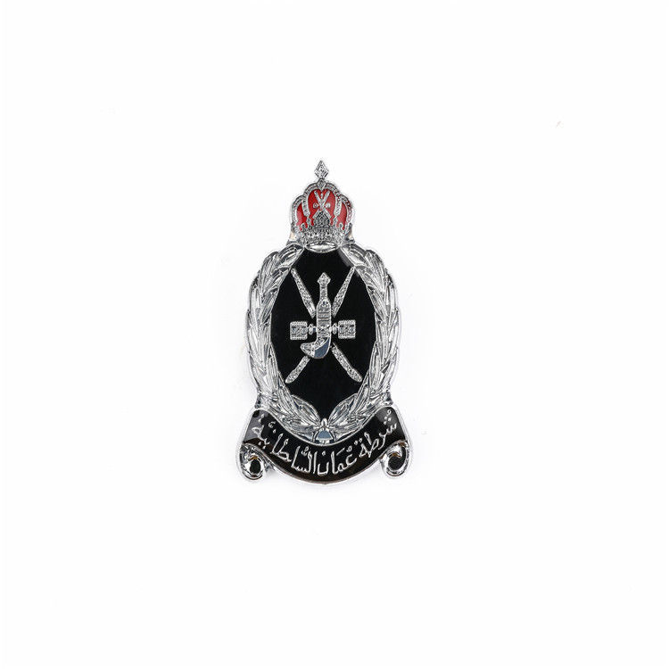 Quality 30-60 mm Collar Chest Police Insignia Pins For Design Custom Label Badge for sale