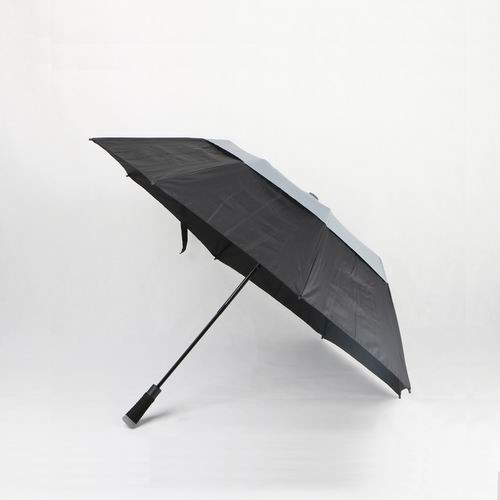 Quality 25 Inch Semi - Auto Foldable Golf Umbrella With Vented Canop 190T Pongee Fabric for sale