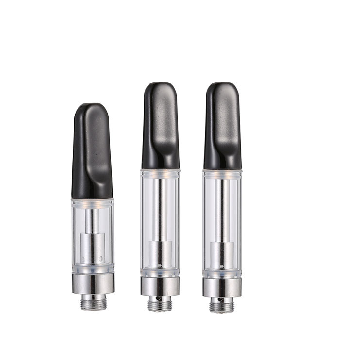 Quality Flat Mouthpiece Ceramic 1.5mm 510 Thread Cartridge Bottom Airflow Silver Color for sale