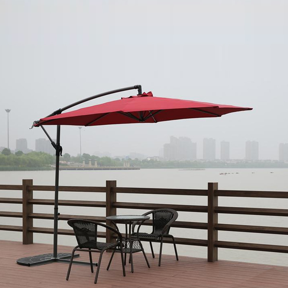 Quality Big Luxury Square Cantilever Patio Umbrellas , Sun Garden Umbrella Parasols for sale
